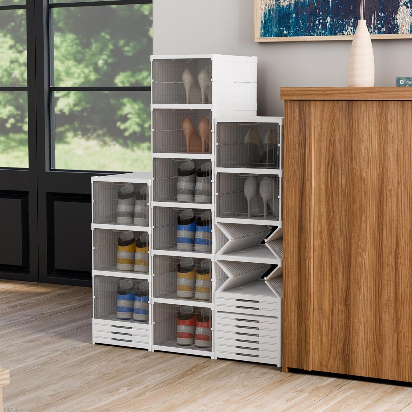 Organizador de Zapatos Plegable De 6 niveles – Más Orden, Más Espacio y Cero Estrés en tu Clóset