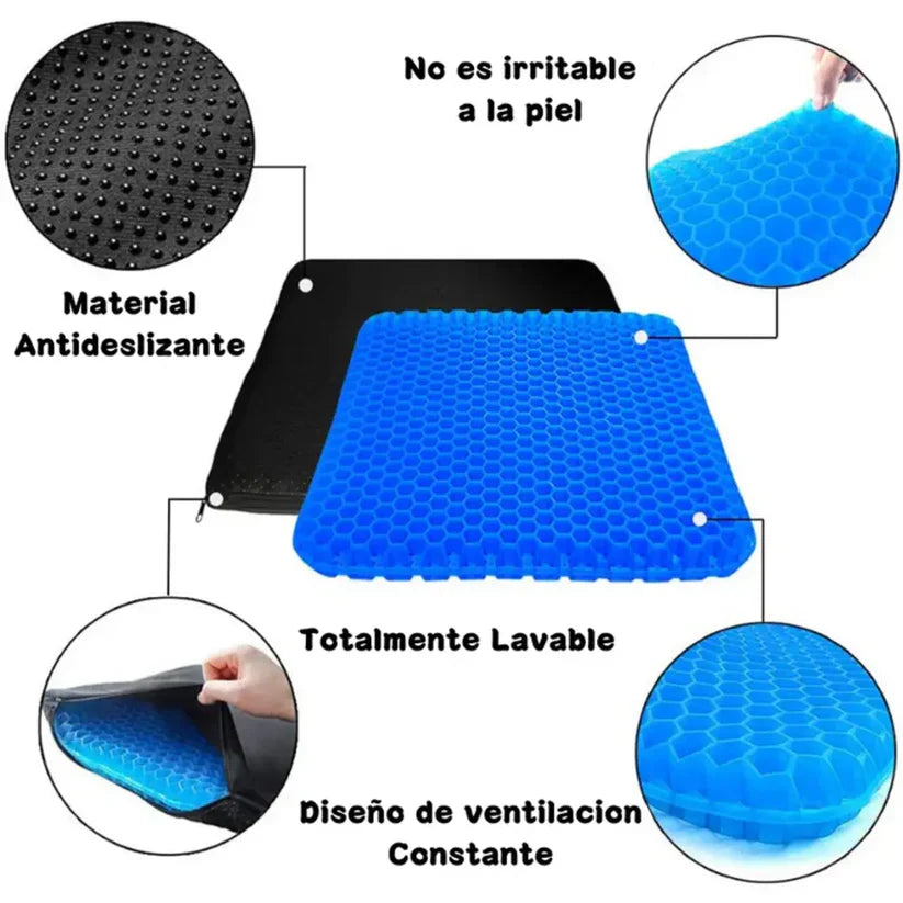 COJÍN DE GEL – La forma inteligente de sentarte por horas sin incomodidad