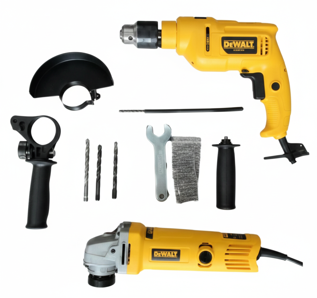 ¡Transforma tu taller hoy! Combo profesional Dewalt: Taladro + Pulidora potente para todas tus tareas