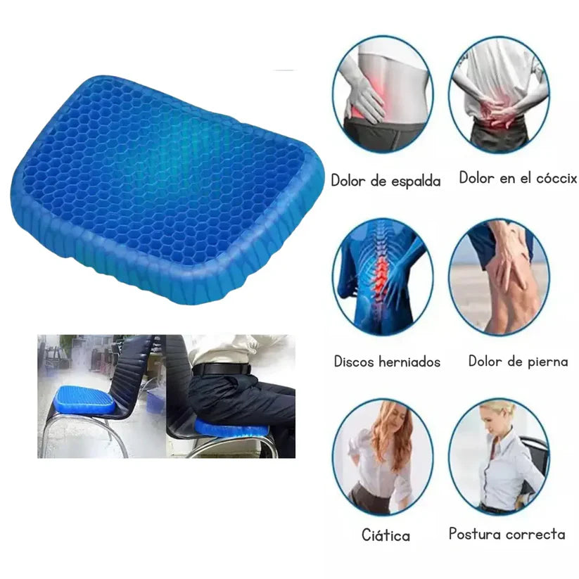 COJÍN DE GEL – La forma inteligente de sentarte por horas sin incomodidad