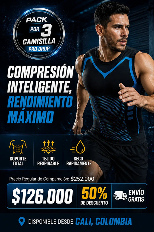 Pack por 3 Camisilla Ionfit Pro Drop
