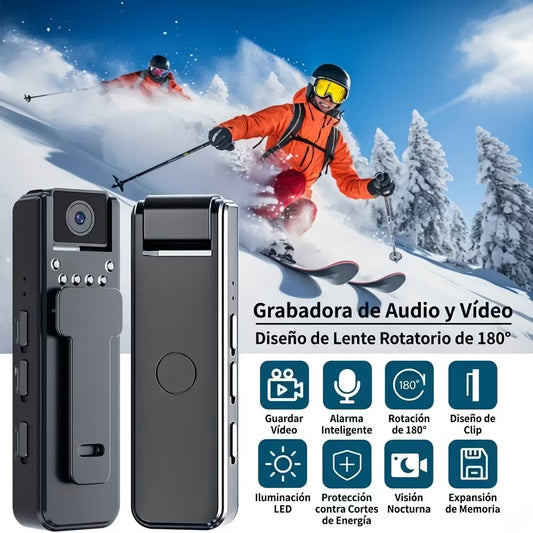Cámara Mini Body Cam Pro 1080P: Tu seguridad y mejores momentos grabados en HD