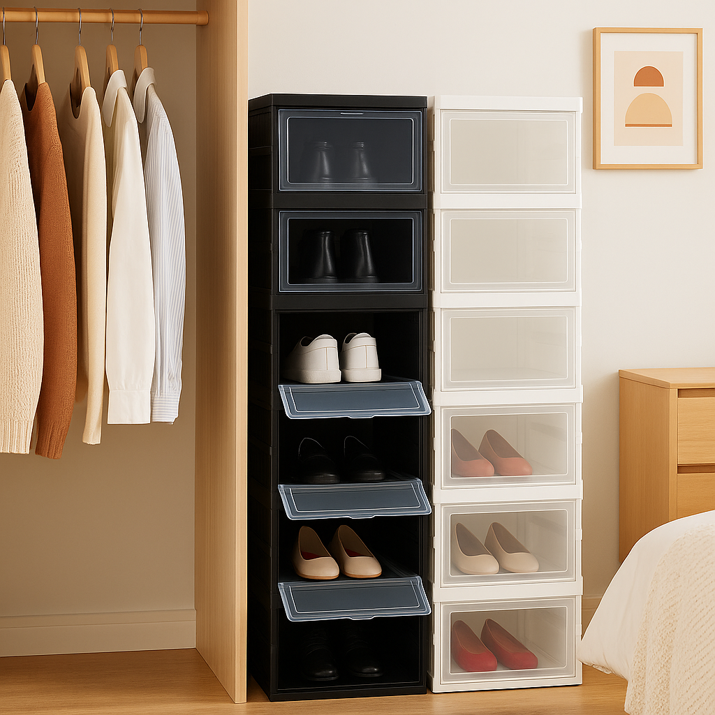 Organizador de Zapatos Plegable De 6 niveles – Más Orden, Más Espacio y Cero Estrés en tu Clóset
