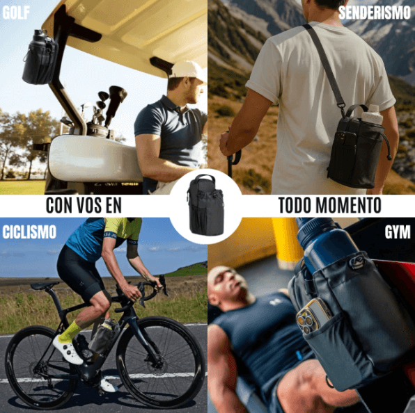 BOLSO MAGNETICO IMPERMEABLE GYM – Lleva Todo lo que Necesitas, Sin Cargar de Más